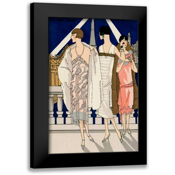 Unknown 11x14 Black Modern Framed Museum Art Print Titled - Vintage Couture II