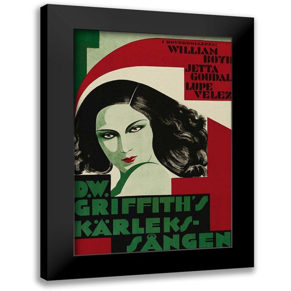 Unknown 11x14 Black Modern Framed Museum Art Print Titled - Vintage Film Posters: Lady of the Pavements