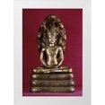 thumbnail image 1 of Unknown 11x14 White Modern Wood Framed Museum Art Print Titled - Buddha Sheltered by the Cobra - Style of Angkor Wat, 1 of 4