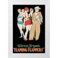 thumbnail image 1 of Unknown 11x14 White Modern Wood Framed Museum Art Print Titled - Vintage Film Posters: Flaming Flappers, 1 of 4