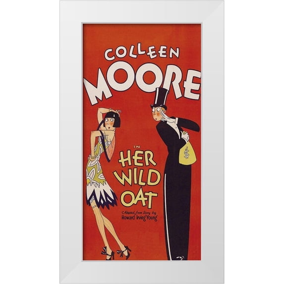 Unknown 11x18 White Modern Wood Framed Museum Art Print Titled - Vintage Film Posters: Her Wild Oat