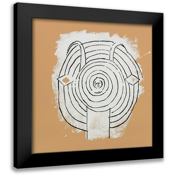 Unknown 12x12 Black Modern Framed Museum Art Print Titled - Ants