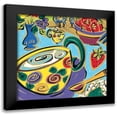 thumbnail image 1 of Unknown 12x12 Black Modern Framed Museum Art Print Titled - Cafe I, 1 of 5