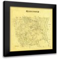 thumbnail image 1 of Unknown 12x12 Black Modern Framed Museum Art Print Titled - Hardin County Texas, 1 of 5