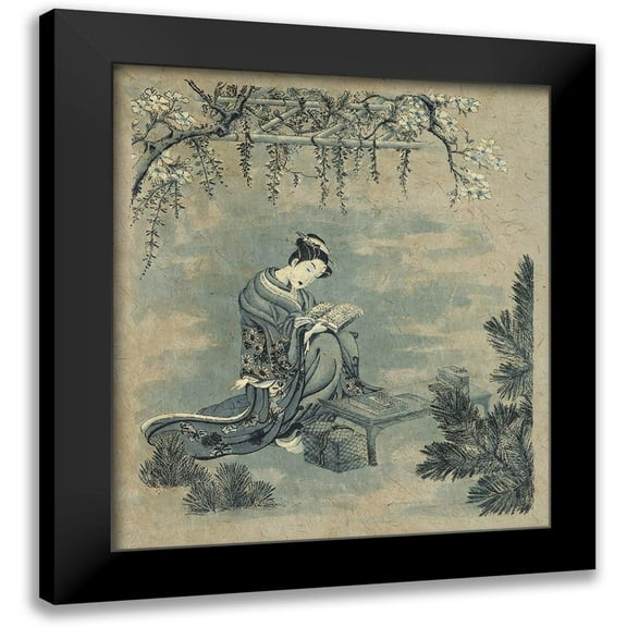 Unknown 12x13 Black Modern Framed Museum Art Print Titled - Japanese Garden I