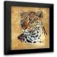 thumbnail image 1 of Unknown 12x13 Black Modern Framed Museum Art Print Titled - Leapord, 1 of 5