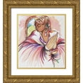 thumbnail image 1 of Unknown 12x13 Gold Ornate Wood Framed with Double Matting Museum Art Print Titled - Pray III, 1 of 4