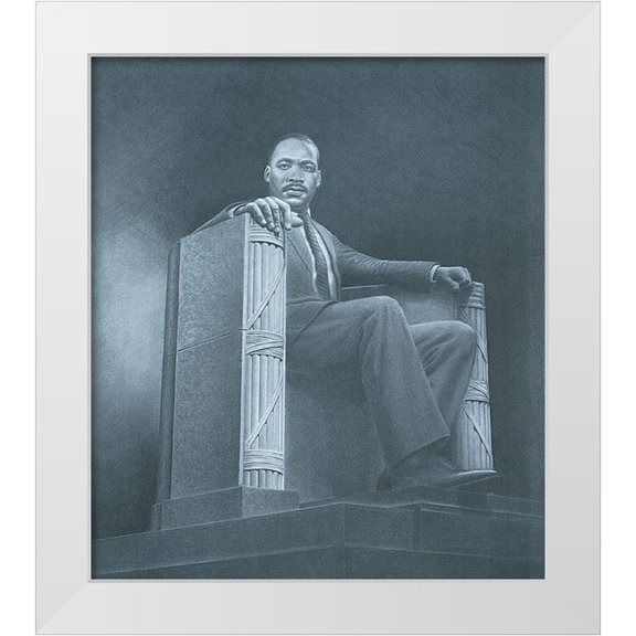 Unknown 12x13 White Modern Wood Framed Museum Art Print Titled - Chief