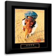 thumbnail image 1 of Unknown 12x14 Black Modern Framed Museum Art Print Titled - Hope - Girls Baseball, 1 of 5