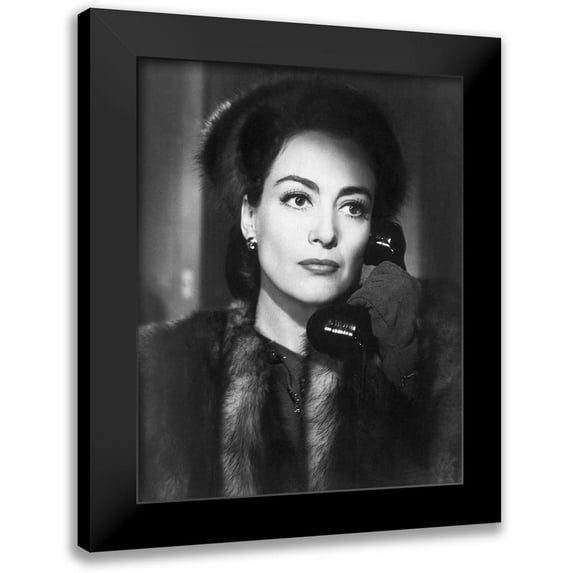 Unknown 12x14 Black Modern Framed Museum Art Print Titled - Joan Crawford 1945 Mildred Pierce