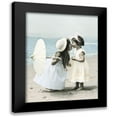 thumbnail image 1 of Unknown 12x14 Black Modern Framed Museum Art Print Titled - Sisters on Shore, 1 of 5