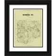 thumbnail image 1 of Unknown 12x14 Black Ornate Wood Framed with Double Matting Museum Art Print Titled - Upshur County Texas -1873, 1 of 4