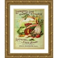 thumbnail image 1 of Unknown  12x14 Gold Ornate Wood Framed with Double Matting Museum Art Print Titled - Antique Seed Packets VII, 1 of 4