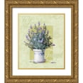 thumbnail image 1 of Unknown 12x14 Gold Ornate Wood Framed with Double Matting Museum Art Print Titled - Lavendar, 1 of 4