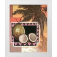 thumbnail image 1 of Unknown 12x14 White Modern Wood Framed Museum Art Print Titled - Coconut Tree, 1 of 4