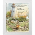 thumbnail image 1 of Unknown 12x14 White Modern Wood Framed Museum Art Print Titled - Walk in Darkness, 1 of 4