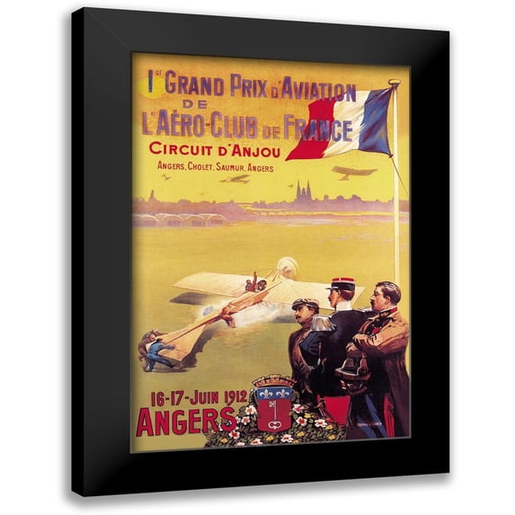 Unknown 13x18 Black Modern Framed Museum Art Print Titled - Grand Prix dAviation de LAero-Club de France
