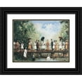 thumbnail image 1 of Unknown 14x11 Black Ornate Wood Framed with Double Matting Museum Art Print Titled - Black Baptism, 1 of 4