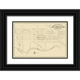 thumbnail image 1 of Unknown 14x11 Black Ornate Wood Framed with Double Matting Museum Art Print Titled - New Haven Connecticut -1835, 1 of 4