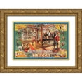 thumbnail image 1 of Unknown 14x11 Gold Ornate Wood Framed with Double Matting Museum Art Print Titled - Magicians: Guillotina: F. Roca, 1 of 4