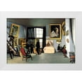 thumbnail image 1 of Unknown 14x11 White Modern Wood Framed Museum Art Print Titled - Bazilles Studio: 9 rue de la Condamine, 1870, 1 of 4