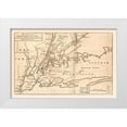 thumbnail image 1 of Unknown 14x11 White Modern Wood Framed Museum Art Print Titled - New York -1776, 1 of 4