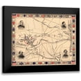 thumbnail image 1 of Unknown 14x12 Black Modern Framed Museum Art Print Titled - First Battle of Bull Run - Manassas, 1 of 5