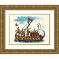 thumbnail image 1 of Unknown 14x12 Gold Ornate Wood Framed with Double Matting Museum Art Print Titled - Tavics Vision, 1 of 4