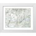 thumbnail image 1 of Unknown 14x12 White Modern Wood Framed Museum Art Print Titled - Field Plan of Battle of Austerlitz - Thiers 1866, 1 of 4