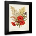 thumbnail image 1 of Unknown 14x18 Black Modern Framed Museum Art Print Titled - Antique Floral Bouquet V, 1 of 5