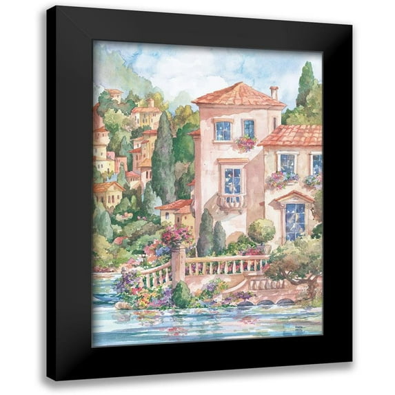 Unknown 14x18 Black Modern Framed Museum Art Print Titled - Naples II