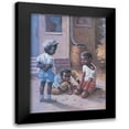 thumbnail image 1 of Unknown 14x18 Black Modern Framed Museum Art Print Titled - Shoot the Marble, 1 of 5