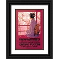 thumbnail image 1 of Unknown 14x18 Black Ornate Wood Framed with Double Matting Museum Art Print Titled - Madama Butterfly, 1 of 4