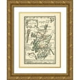 thumbnail image 1 of Unknown 14x18 Gold Ornate Wood Framed with Double Matting Museum Art Print Titled - Scotland - Small Scale - Old Regions, 1 of 4