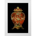 thumbnail image 1 of Unknown 14x18 White Modern Wood Framed Museum Art Print Titled - Red Porcelain Vase II, 1 of 4