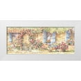 thumbnail image 1 of Unknown 14x8 White Modern Wood Framed Museum Art Print Titled - Cottage Flowers Panel I, 1 of 4