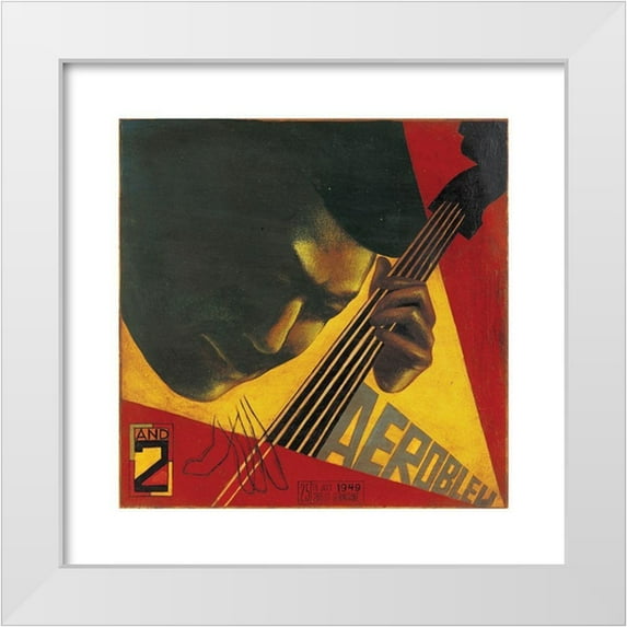 Unknown 15x15 White Modern Wood Framed Museum Art Print Titled - Aerobleu II
