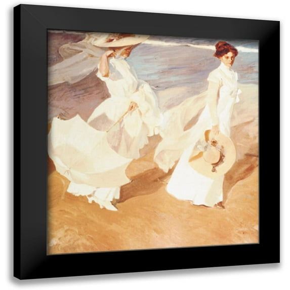 Unknown 15x16 Black Modern Framed Museum Art Print Titled - Two Victorian Women