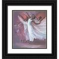 thumbnail image 1 of Unknown 15x16 Black Ornate Wood Framed with Double Matting Museum Art Print Titled - Dance Ensemble, 1 of 4