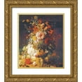 thumbnail image 1 of Unknown 15x17 Gold Ornate Wood Framed with Double Matting Museum Art Print Titled - Classic Bouquet, 1 of 4