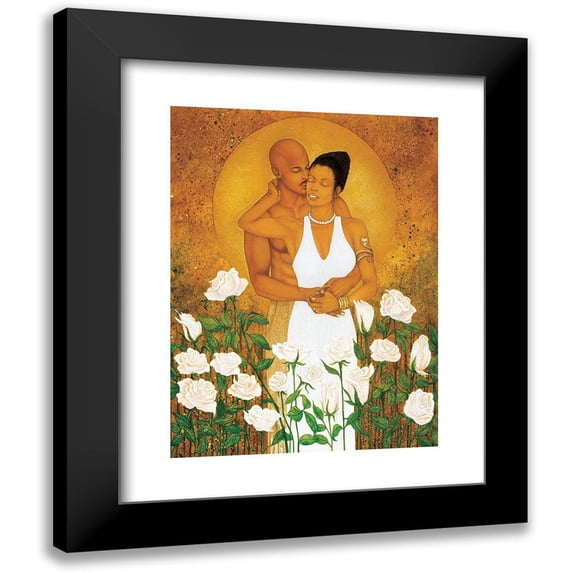 Unknown 15x18 Black Modern Framed Museum Art Print Titled - In the Garden
