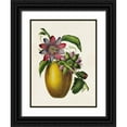 thumbnail image 1 of Unknown 15x18 Black Ornate Wood Framed with Double Matting Museum Art Print Titled - Fruit of the Tropics II, 1 of 4
