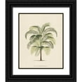 thumbnail image 1 of Unknown 15x18 Black Ornate Wood Framed with Double Matting Museum Art Print Titled - Les Palmiers III, 1 of 4
