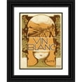 thumbnail image 1 of Unknown 15x18 Black Ornate Wood Framed with Double Matting Museum Art Print Titled - Vin Blanc, 1 of 4