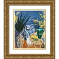thumbnail image 1 of Unknown 15x18 Gold Ornate Wood Framed with Double Matting Museum Art Print Titled - By the Sea I, 1 of 4
