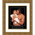thumbnail image 1 of Unknown 15x18 Gold Ornate Wood Framed with Double Matting Museum Art Print Titled - Character - Father and Child, 1 of 4