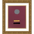 thumbnail image 1 of Unknown 15x18 Gold Ornate Wood Framed with Double Matting Museum Art Print Titled - Cyan, 1 of 4