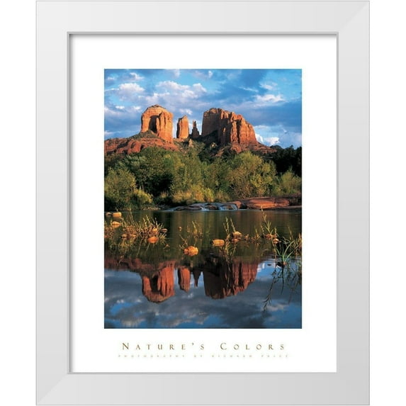 Unknown 15x18 White Modern Wood Framed Museum Art Print Titled - Devils Bluff