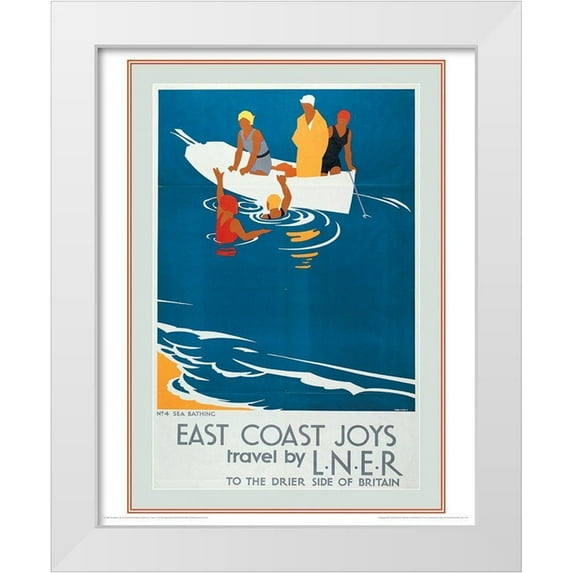 Unknown 15x18 White Modern Wood Framed Museum Art Print Titled - Drier Side