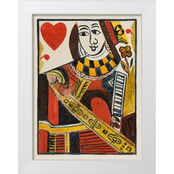 Unknown 15x18 White Modern Wood Framed Museum Art Print Titled - Vintage Cards I